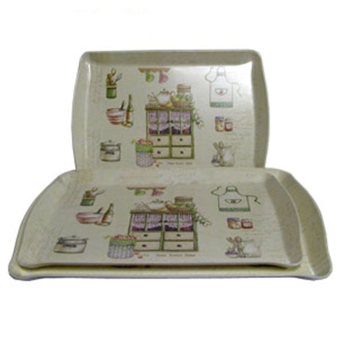 고려 쟁반 카페 트레이 멜라민 장반 받침대 34.7CM