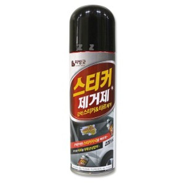 리빙굿 스티커 제거제 220ml 끈끈이 얼룩 크리너