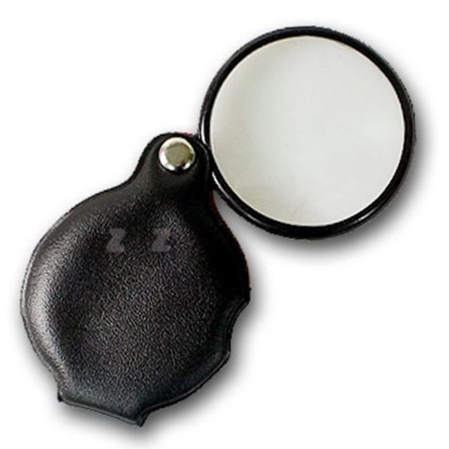 슬라이드 휴대용 돋보기 MG-85034 확대경 실버용품