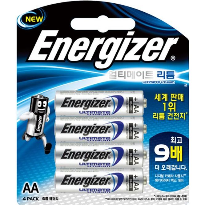 리튬건전지 L91 BP4(AA) ((1판.4EA))(12개 묶음)