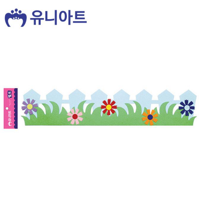 유니아트 (펠트) 4000 꽃 울타리B (580x110mm)