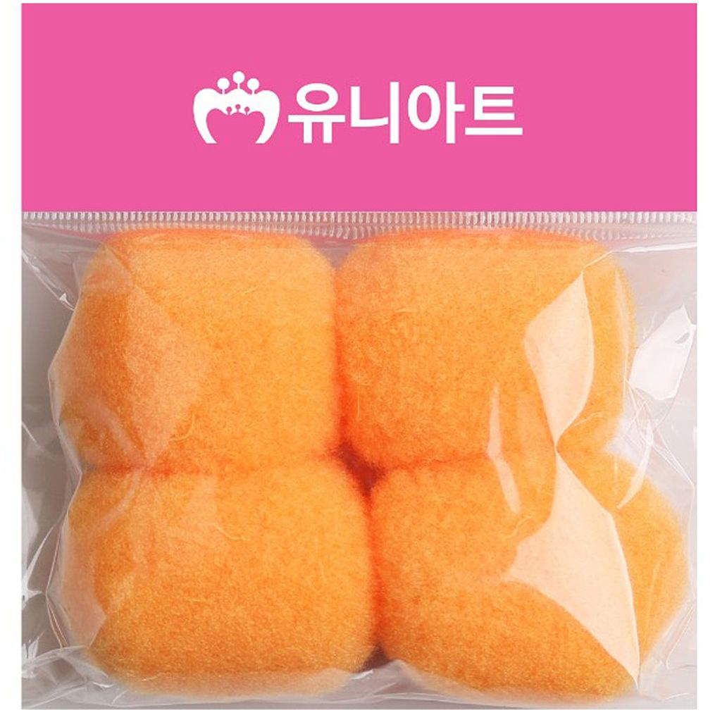 유니아트 1000 퐁퐁 50mm (주황)