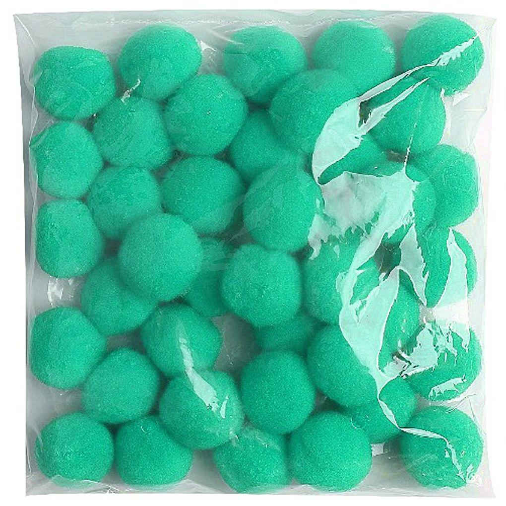 만들기재료 유니아트 5000 퐁퐁 40mm (초록)