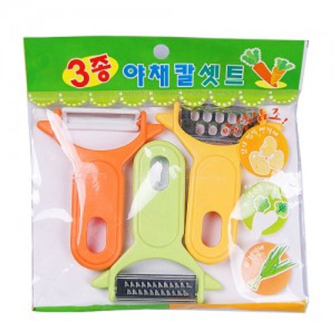 3종 야채 칼세트 강판 채썰기 야채 슬라이서
