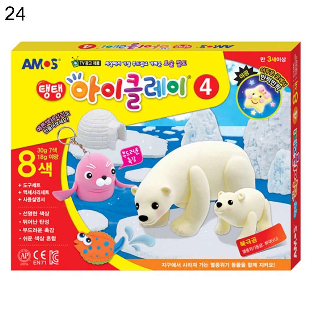 18000 탱탱아이클레이4 8색30G 24박스