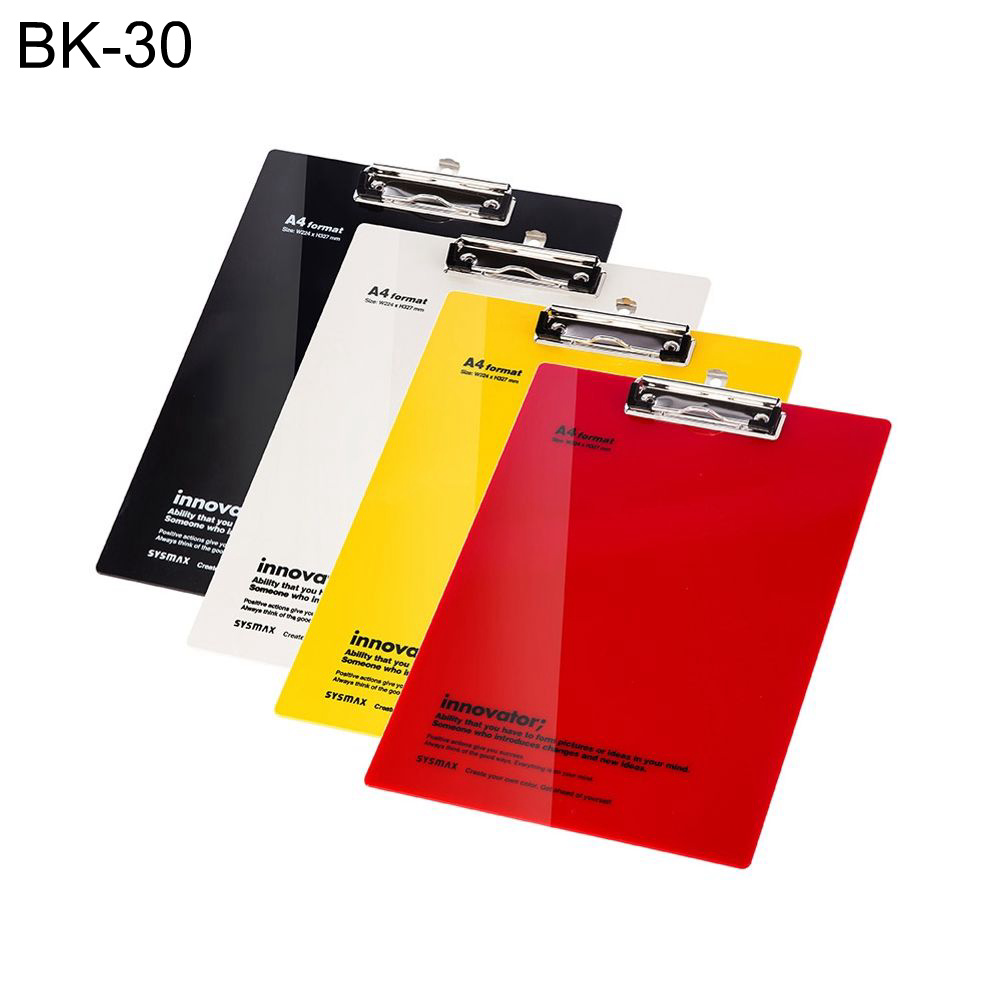 칼라클립보드 BK 230x320x15 블랙 30개