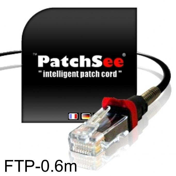 랜선lineup 패치코드 PatchSee CAT6A 10G UL FTP 0.6m