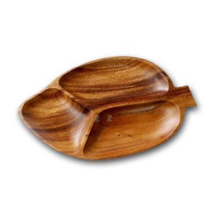 나눔 접시 3절 나뭇잎 앞접시 안주접시 소스볼 그릇