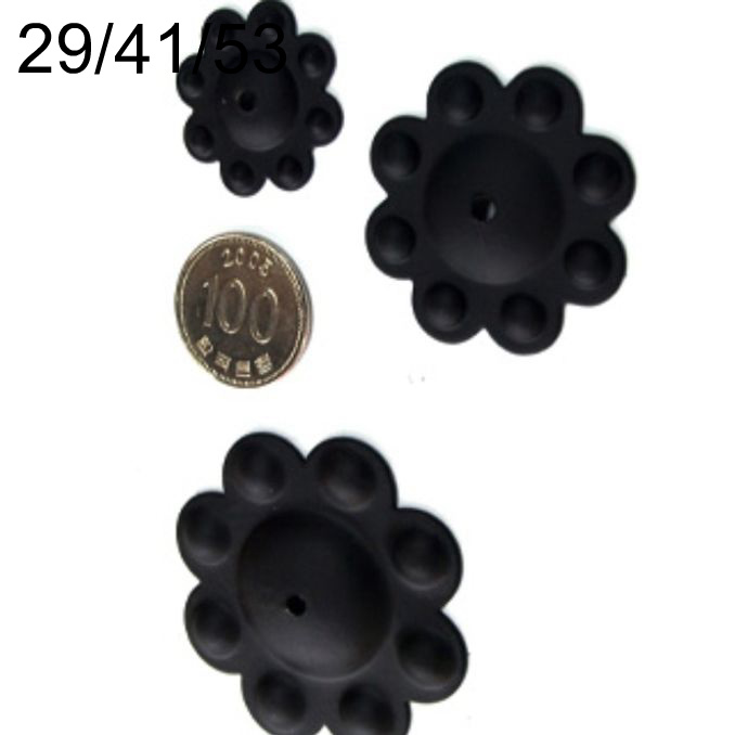 옛장식 국화 대 중 소