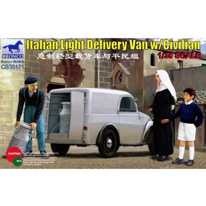 1/35 Light Delivery Van with Civilian Figures