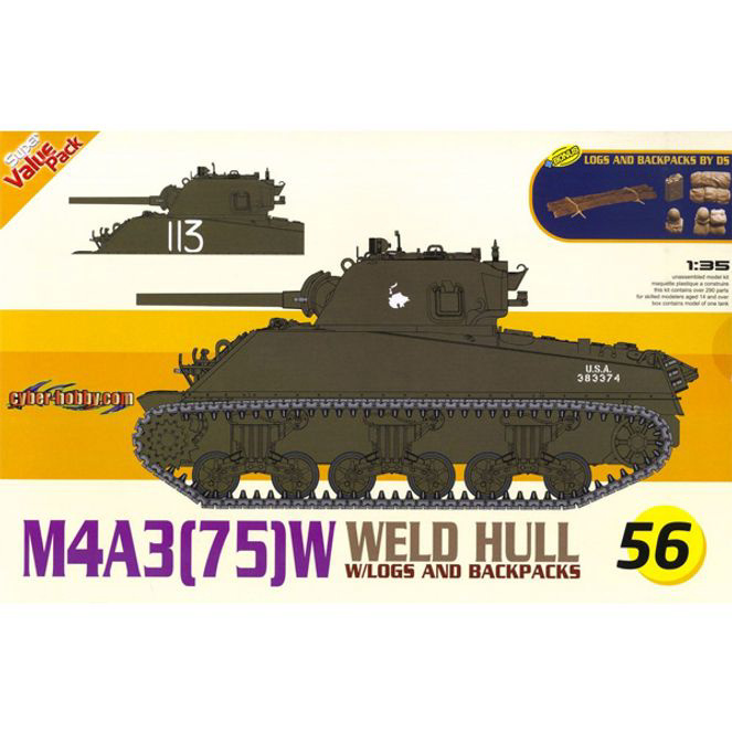 탱크프라모델 1/35 M4A3(75)W WELDED HULL