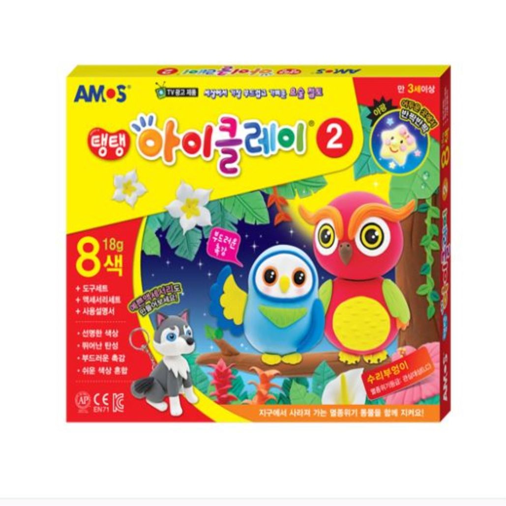 탱탱 아이클레이 2 18g 8색 32박스