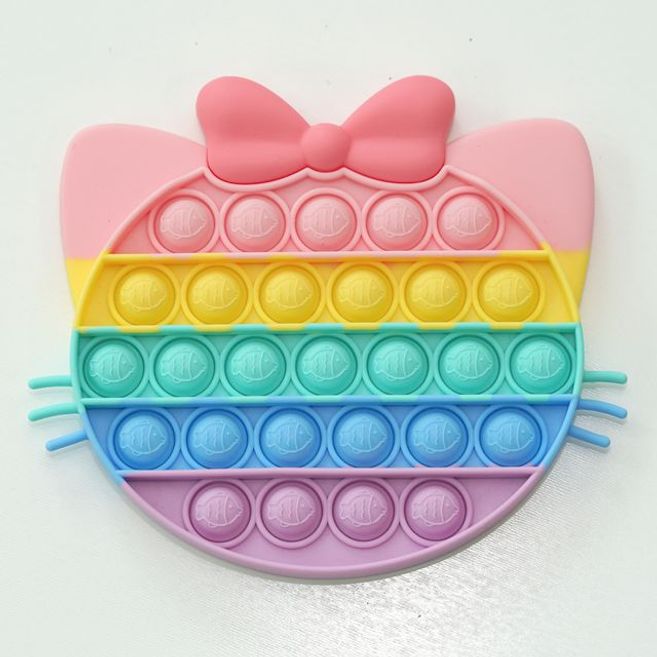 고양이 퍼즐 팝잇 푸쉬팝 팝잇 미니 장난감