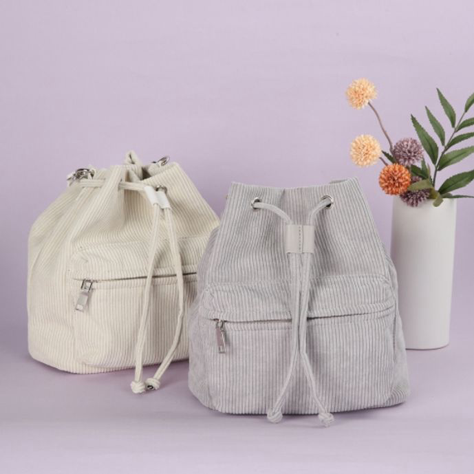 데일리백 쇼퍼백 숄더백 KJ11952 코듀로이버킷백