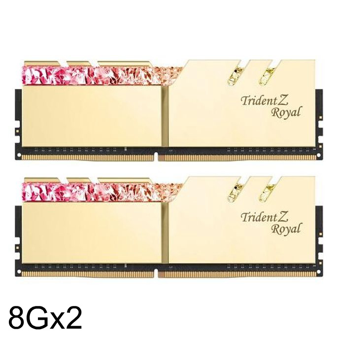 DDR4 16G PC4-32000 CL15 TRIDENT Z ROYAL 골드(8Gx2)
