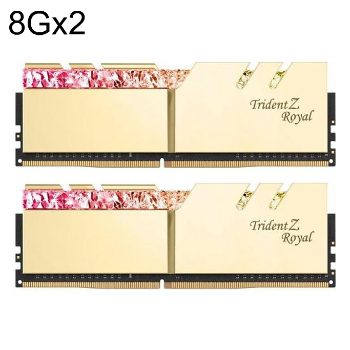 DDR4 16G PC4-38400 CL18 TRIDENT Z ROYAL 골드(8Gx2)