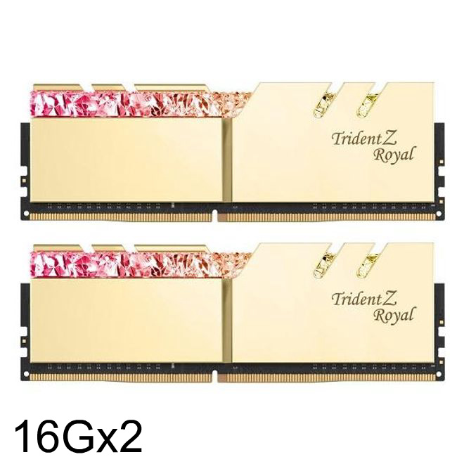 DDR4 32G PC4-28800 CL14 TRIDENT Z ROYAL 골드 16Gx2
