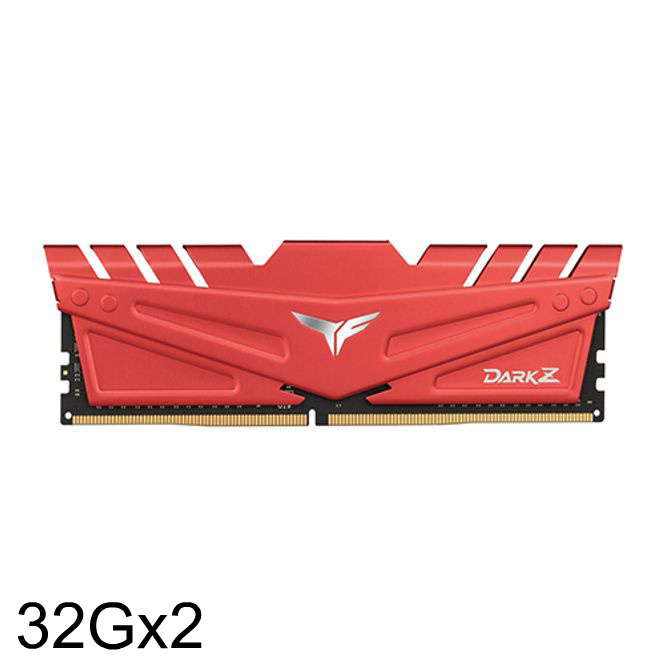 T-Force DDR4 64G PC4-25600 CL16 DARK Z RED (32Gx2)