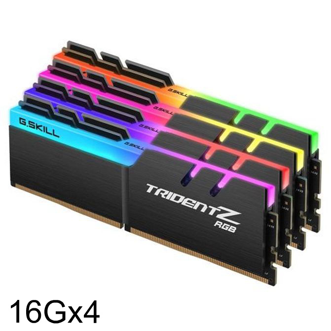 DDR4 64G PC4-28800 CL14 TRIDENT Z RGB (16Gx4)