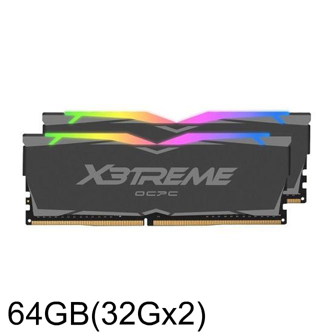 DDR4-3200 CL16 X3TREME RGB Black패키지 64GB(32Gx2)