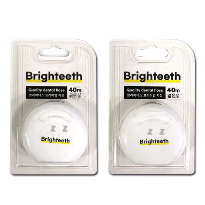 치실 치간 칫솔 구강 치실 치아 관리 무향 2종 40m