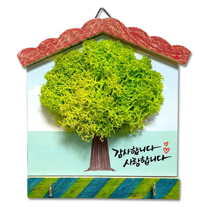 유아미술 스칸디아모스 감사엽서 벽걸이 만들기