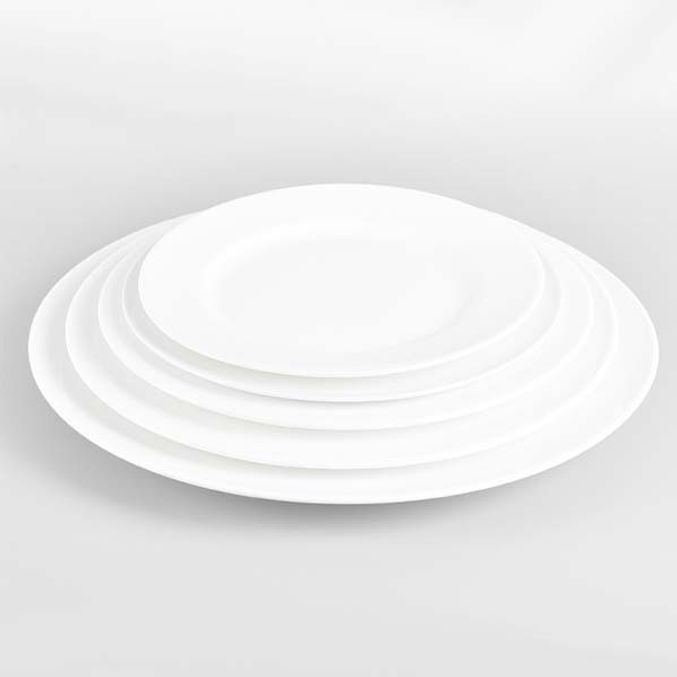 원형접시 도자기 접시 양식기 메인 카페 접시 7.75in