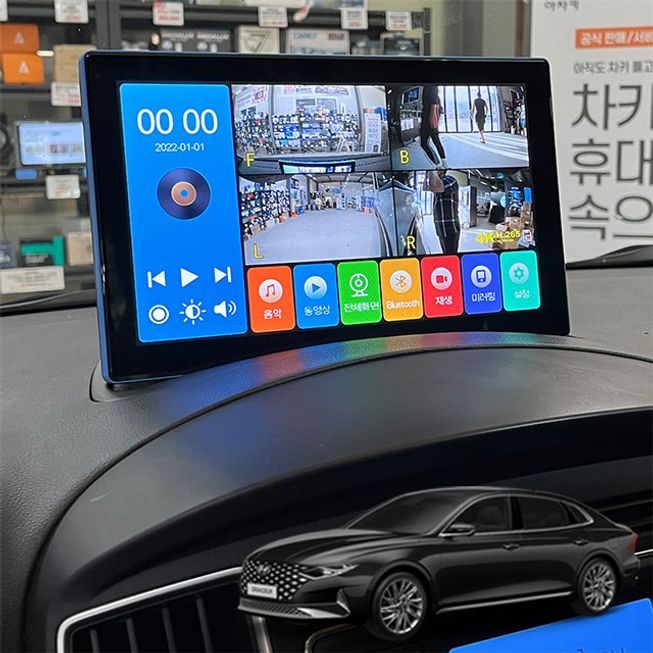 더뉴그랜저 제임스P 10.1인치 4채널블랙박스