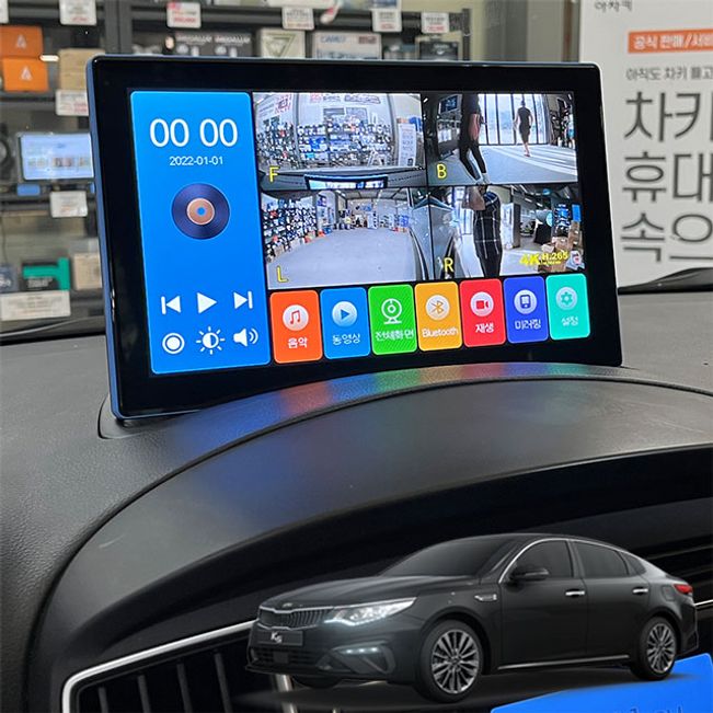 더뉴K5 제임스P 10.1인치 4채널블랙박스