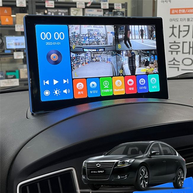 올뉴SM7 제임스P 10.1인치 4채널블랙박스