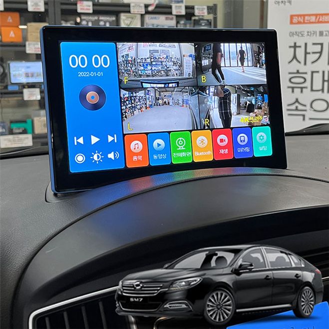 올뉴SM7노바 제임스P 10.1인치 4채널블랙박스
