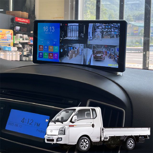 포터EV 제임스W 10.1인치 4채널블랙박스