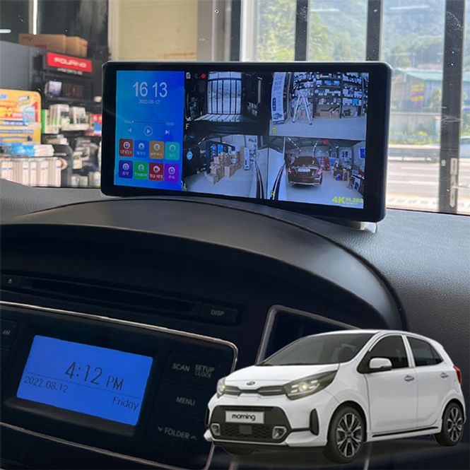 더뉴모닝 제임스W 10.1인치 4채널블랙박스