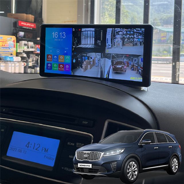 더뉴쏘렌토 제임스W 10.1인치 4채널블랙박스