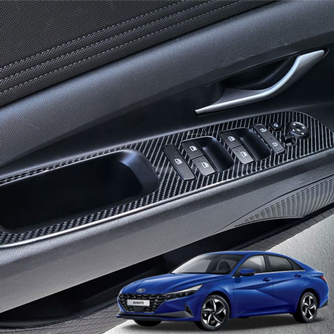 아반떼CN7 카본필름 스크래치방지 윈도우스위치