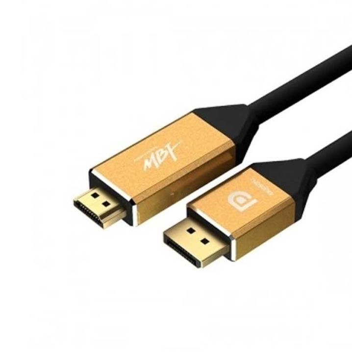 DP v12 입력 to HDMI v2.0 출력 케이블 5M 메탈