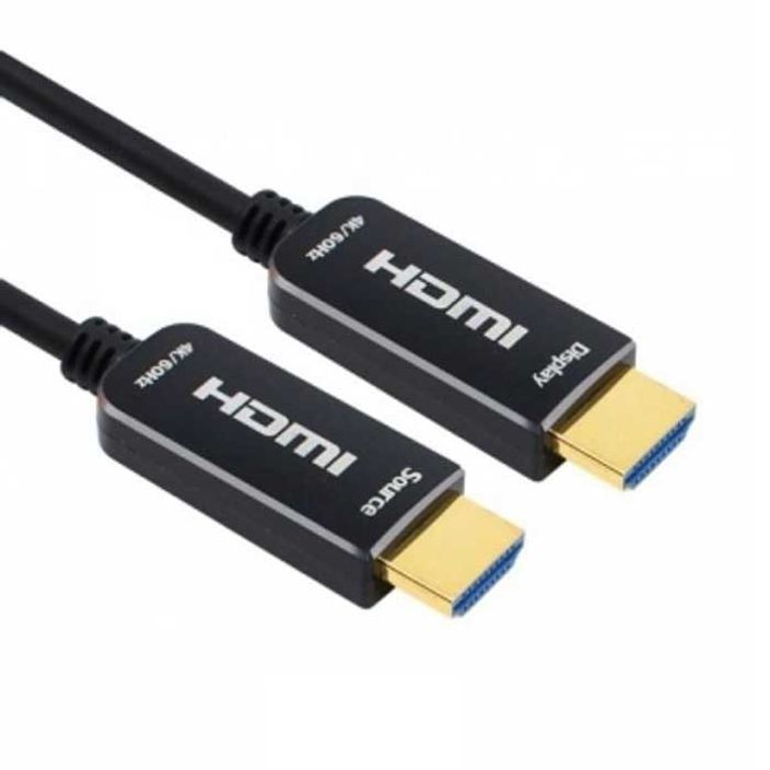 HDMI v2.0 하이브리드 광 케이블 100M