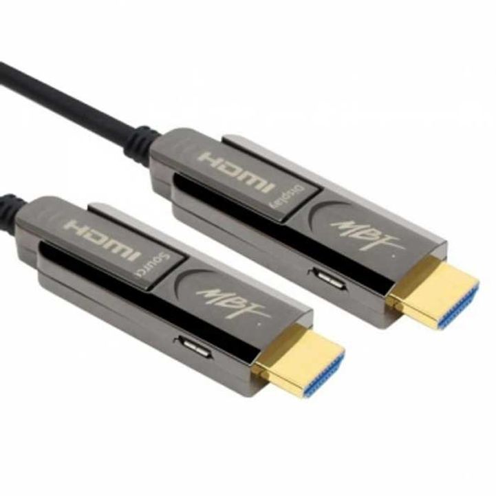 HDMI v2.0 분리형 하이브리드 광 케이블 100M