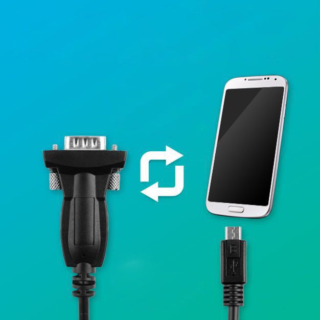 스마트폰 시리얼 케이블 1M 안드로이드용 충전케이블