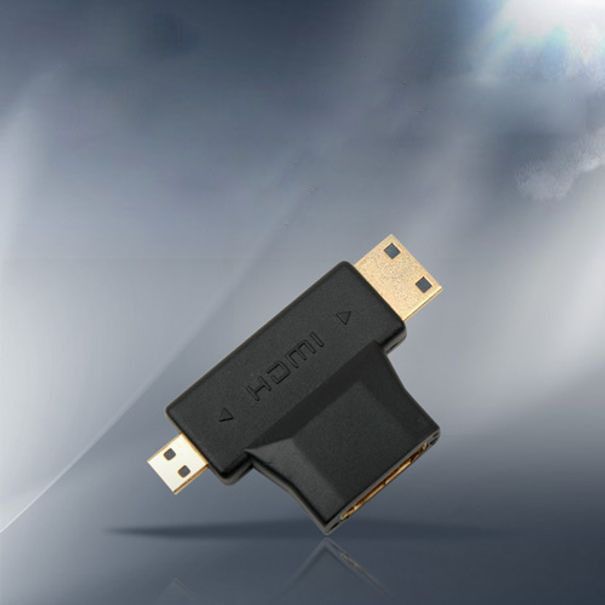 HDMI 변환 젠더 Mini HDMI M HDMI M F 커넥터 젠더