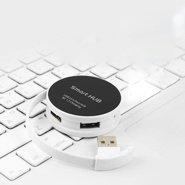 coms USB 2.0 (4P 무전원 원형) 검정 충전용