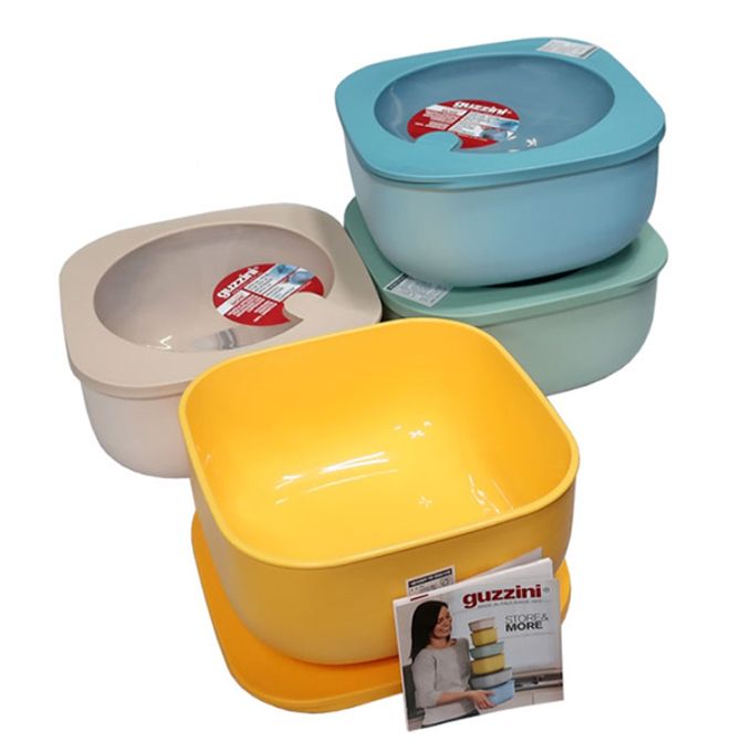 구찌니 밀폐용기 반찬통 냉장고 보관용기 렌지 1900ml