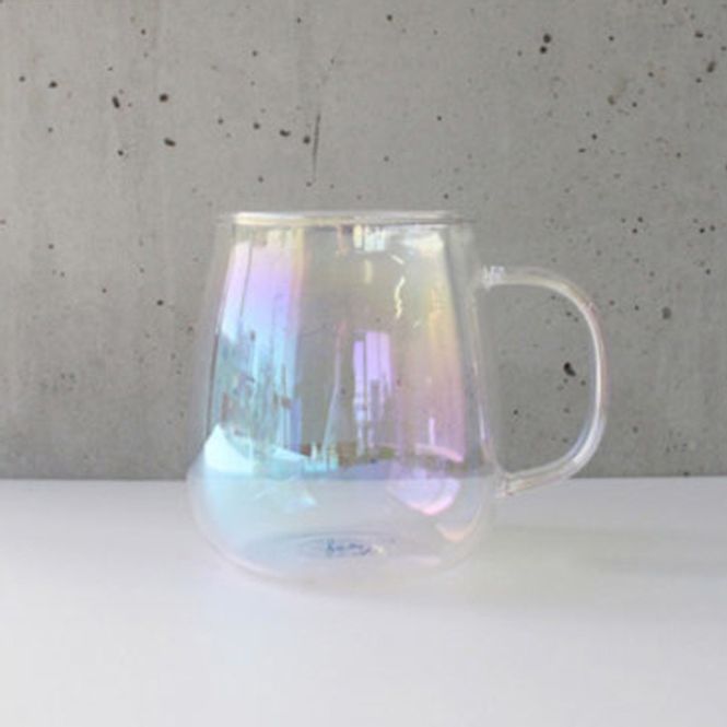 유리컵 머그잔 오로라컵 유리잔 내열컵 물컵 550ml