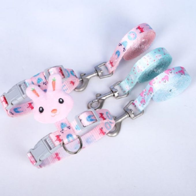 고양이 반려묘 하네스 산책줄 가슴줄 대 색상 랜덤