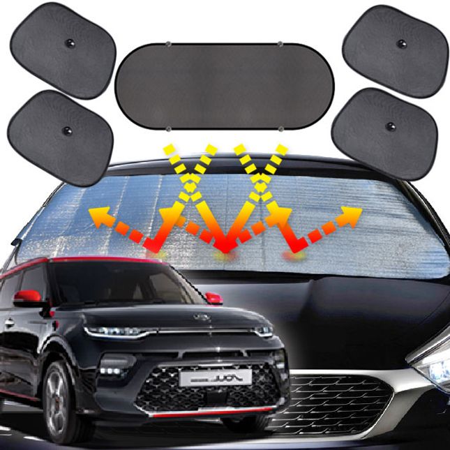 쏘울부스터 햇빛가리개 앞유리커버 차박용품