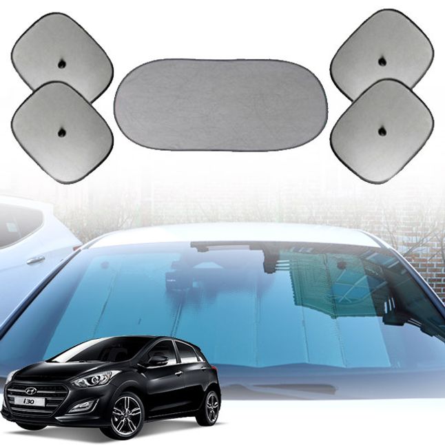 더뉴i30 햇빛가리개 6종 풀세트