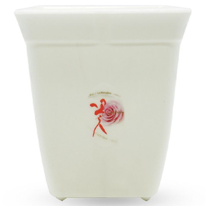 플라스틱 화분 꽃병 인테리어 분갈이 사각 화분 5호