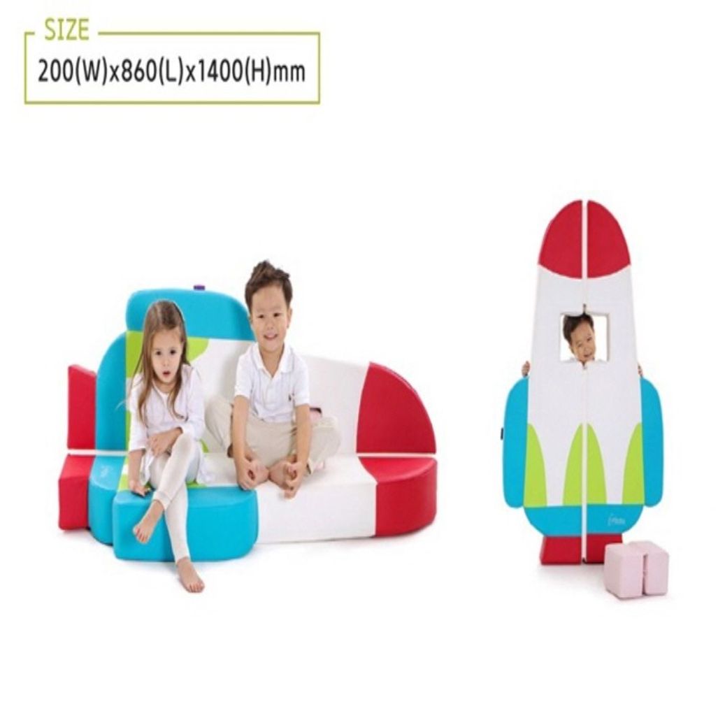 유아 아동 키즈카페 안전 놀이 로켓트 블록 멀티매트
