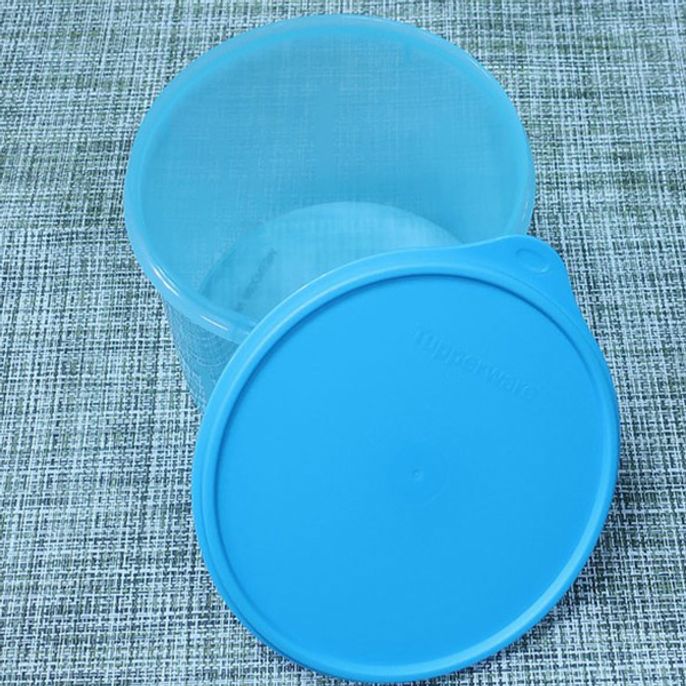 타파웨어 원형볼 샐러드볼 디저트볼 그릇 블루 2.4L