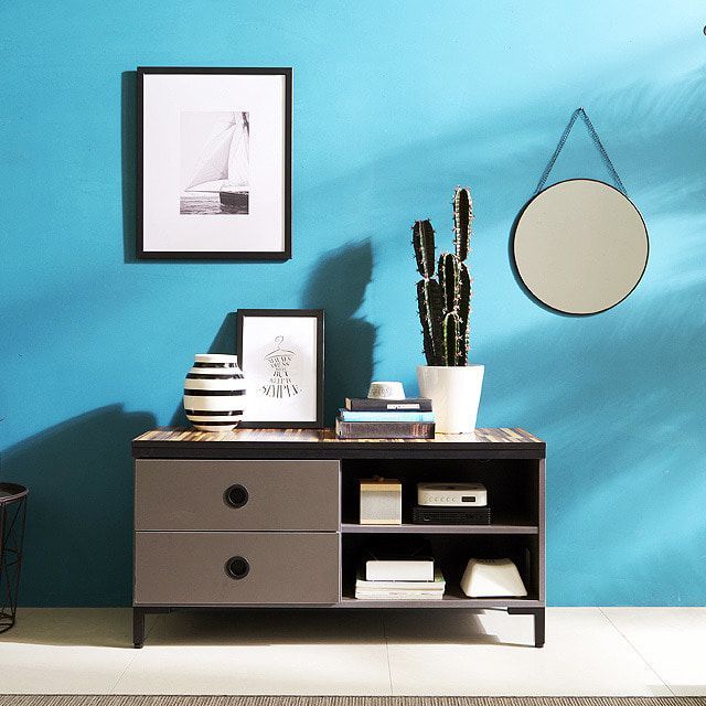 그레이 1000 티비장 서랍장 TV다이 다용도 거실가구